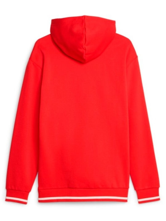 Sweatshirt mit Kapuze Rot