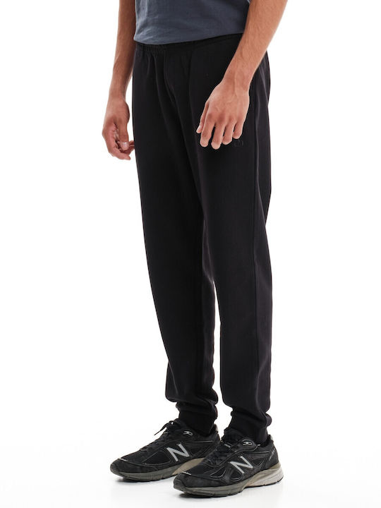 Sweatpants with Elastic Black