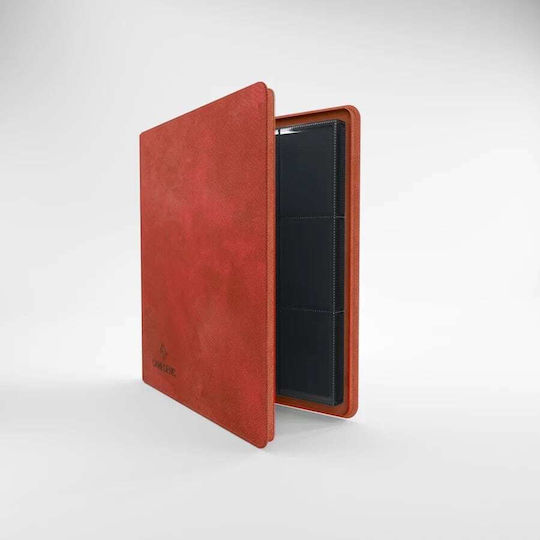 Gamegenic Zip-Up Album 24 Pocket Binder 12-Pocket Standard Size Red