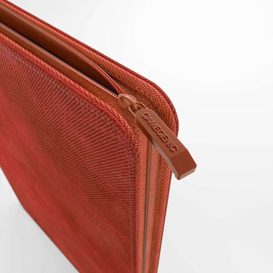 Gamegenic Zip-Up Album 24 Pocket Binder 12-Pocket Standard Size Red