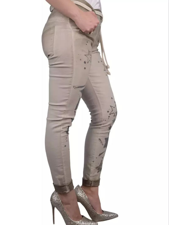 Remix Damen Baumwolle Hose Gray