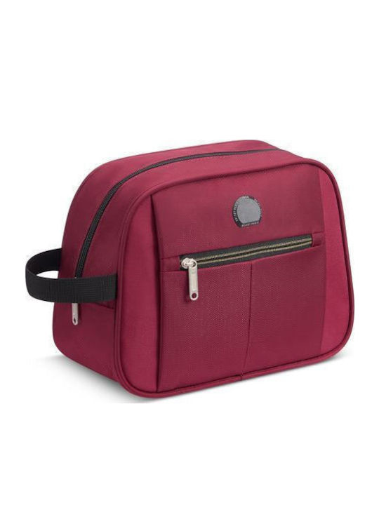 Necessaire in Burgundisch Farbe 28cm