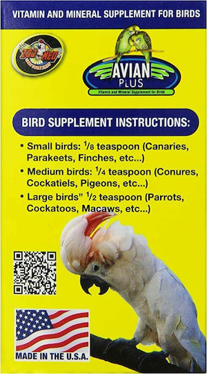 Zoomed Avian Plus Βιταμίνη Πτηνών 113gr