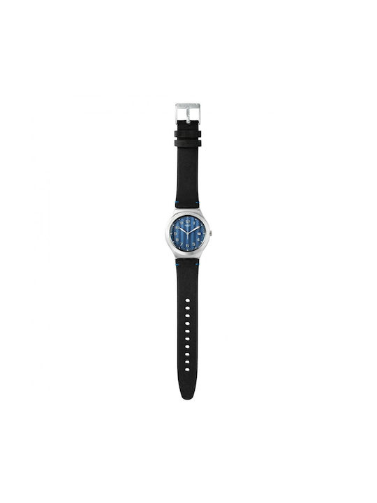 Swatch Leather Strap Blue 18.8mm