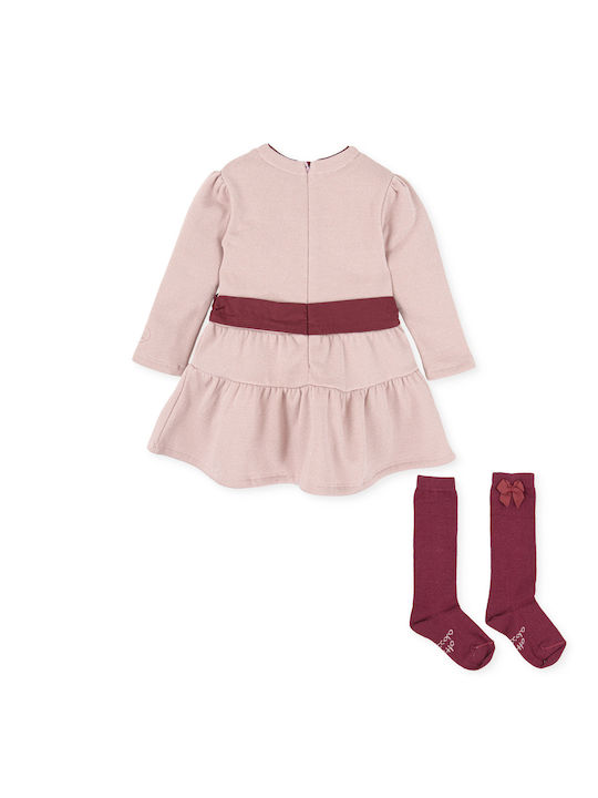 Tutto Piccolo Kids Dress Set with Accessories Pink