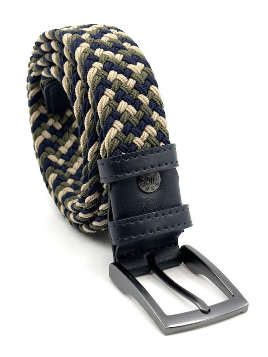 Elastisch Herren Gürtel Gestrickt Mehrfarbig