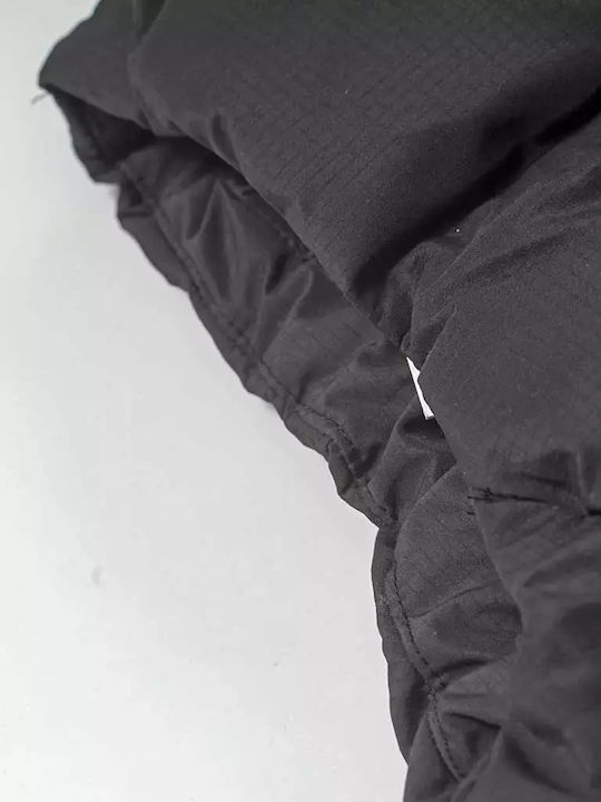 Kinder Steppjacke Ärmellos Kurz Schwarz