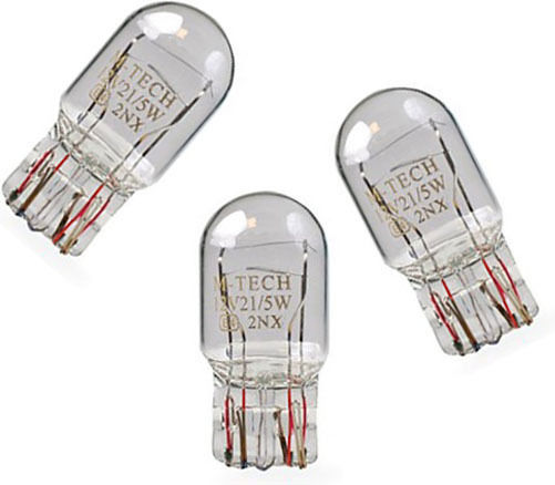 M-Tech Lampen Auto & Motorrad Standard T20 / W21/5W Halogen 12V 21W 10Stück