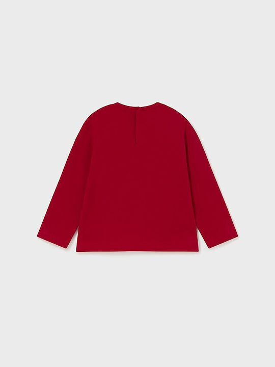 Mayoral Kids Blouse Long Sleeve Red