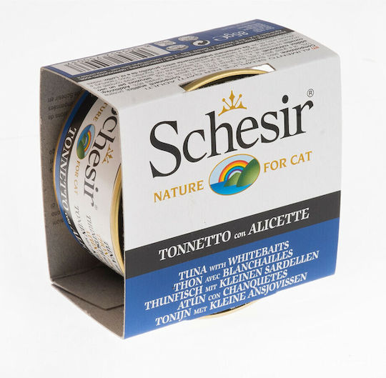 Schesir Nature for Cat Υγρή Τροφή για Ενήλικες Γάτες σε Κονσέρβα με Τόνο χωρίς Γλουτένη 85gr