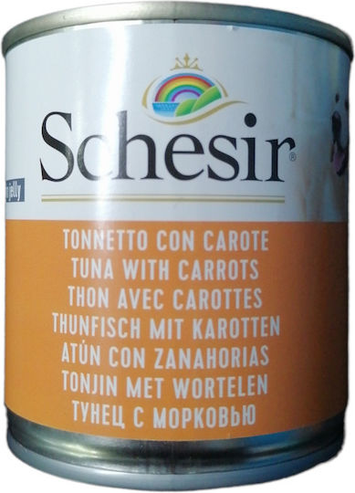 Schesir Υγρή Τροφή Σκύλων σε Κονσέρβα με Καρότο 285gr