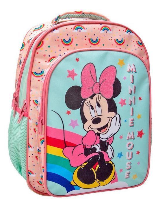 Must Team Schulranzen Rucksack Grundschule Mehrfarbig mit Flaschenhalter 25Liter