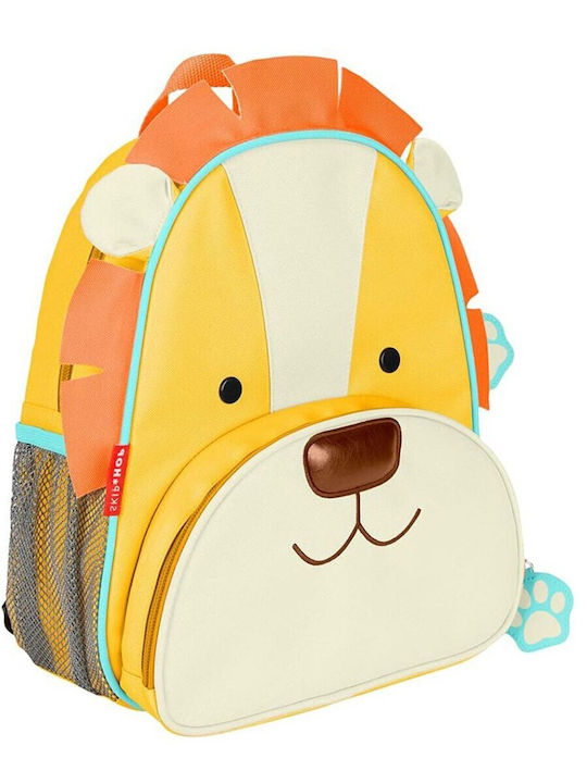 Skip Hop ZOO School Bag Backpack Kindergarten Orange with Water Bottle Holder
