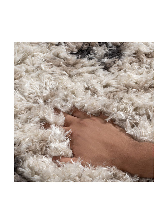 Beauty Home Majestic 9717 Teppich Rechteckig Synthetisch,Polyester/Cotton/Leather Ecru