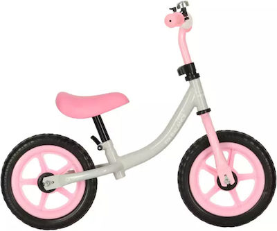 ikonka Kids Balance Bike Pink