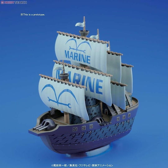 Bandai Spirits Ein Stück Grand Ship Kollektion: Marineschiff Replik Länge 25cm