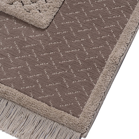 Beauty Home Bedroom Rug Set Beige 9435 Set of 3 Pieces
