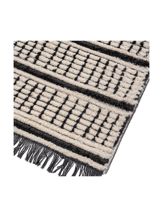 Beauty Home Modern Bedroom Rug Set Ecru 9219 Set of 3 Pieces