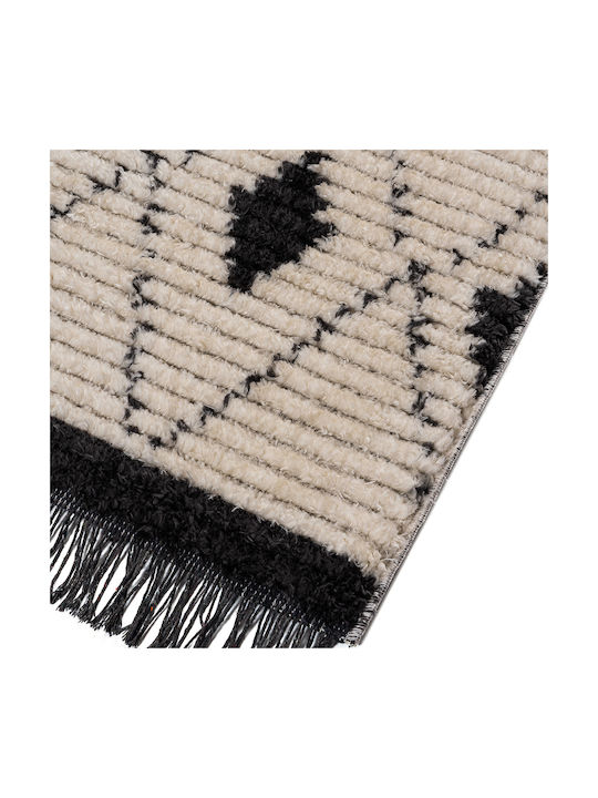 Beauty Home Modern Bedroom Rug Set Ecru 9218 Set of 3 Pieces