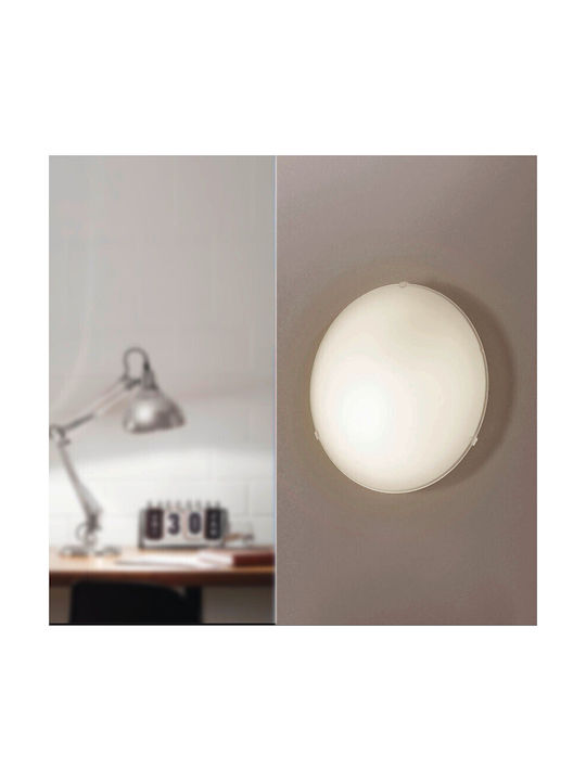 Eglo Mars Ceiling Mount Light 25cm White with Socket E27