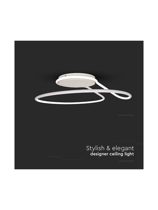 V-TAC Ceiling Mount Light 25cm White with Integrated LED