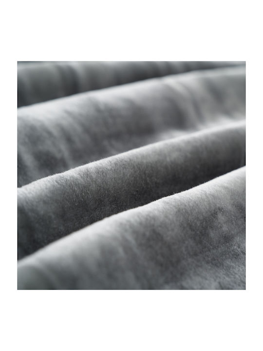 Charalambidis Textiles Κουβέρτα Βελουτέ Μονή 160x220εκ. Καφέ