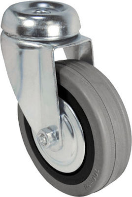 Ruotec 502.000.005.125 Rotating Wheel Industrial Grey 125mm