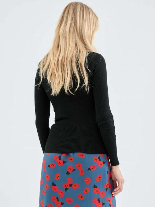 Women's Long Sleeve Sweater Black
