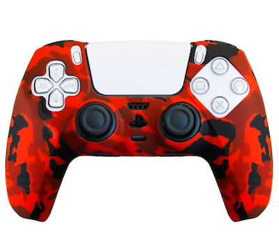 StarTech Silicone Silicone PS5 Controller Skin Red Camouflage