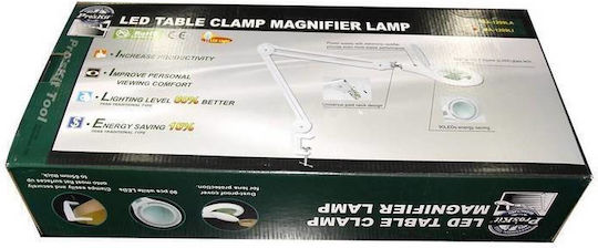 Proskit MA-1209LI 90 LED with Flexible Arm and 2.25X (5 Diopter) Magnifying Lens 1.20m Tabletop Magnifying Lense with Light 1pcs