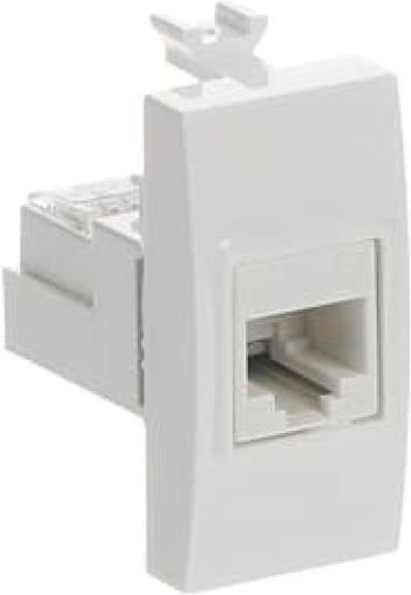 Abb Chiara Mecanism Single Priză de Rețea RJ45 Tip Cat5 în Culoare Albă 48324
