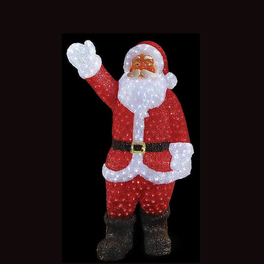 Illuminated Santa Claus Red 120cm