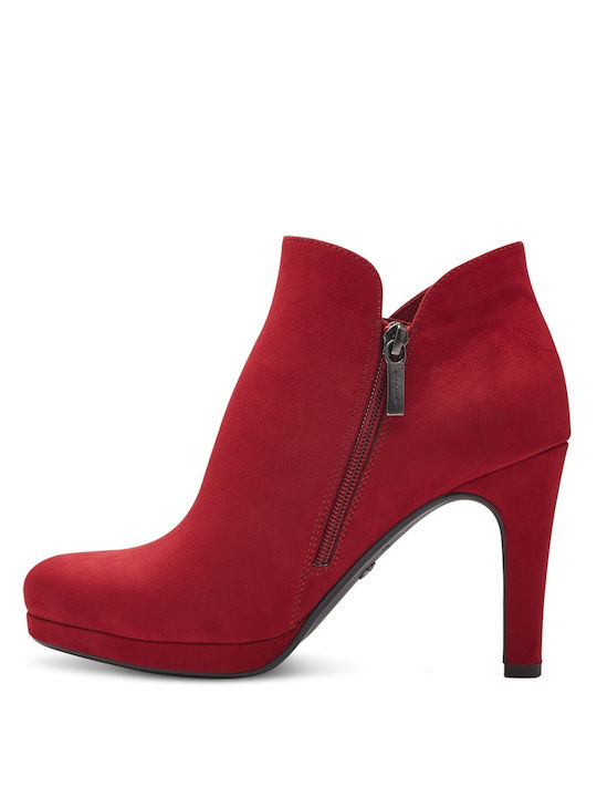 Tamaris Damen Knöchelstiefel Cherry