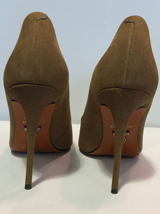 Carrano Pointed Toe Brown Heels