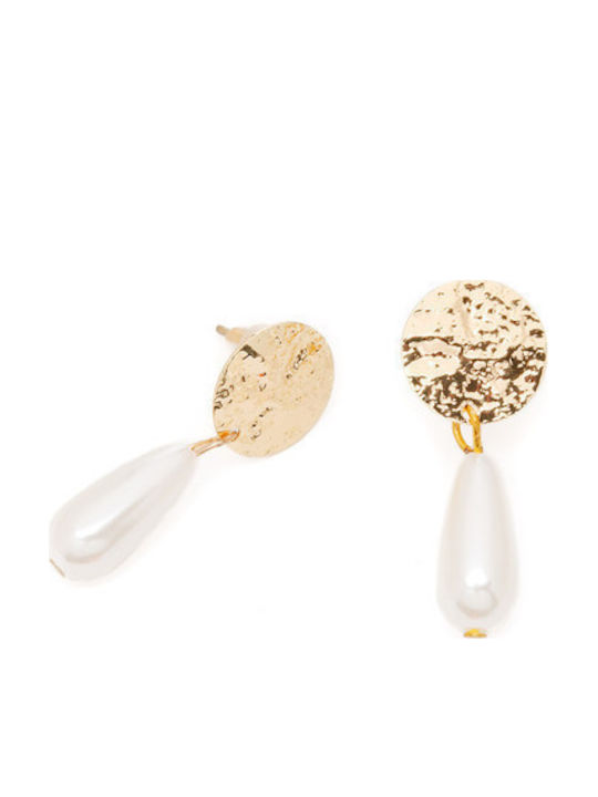 Philio Earrings Gold Plated with Pearls