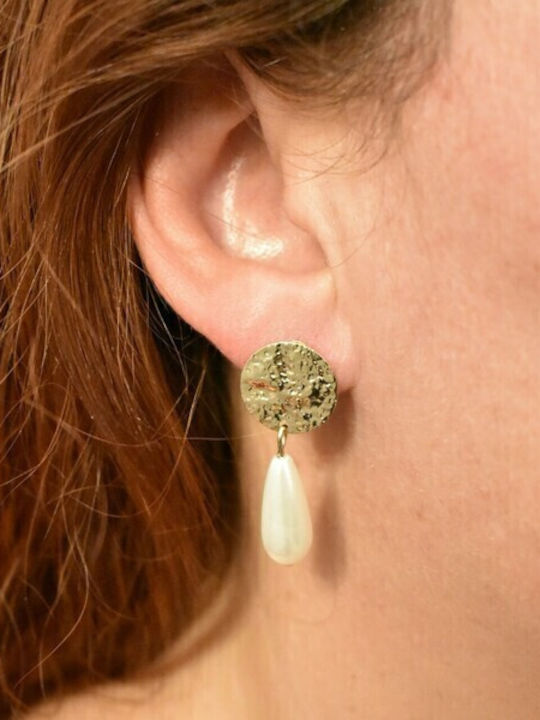 Philio Earrings Gold Plated with Pearls