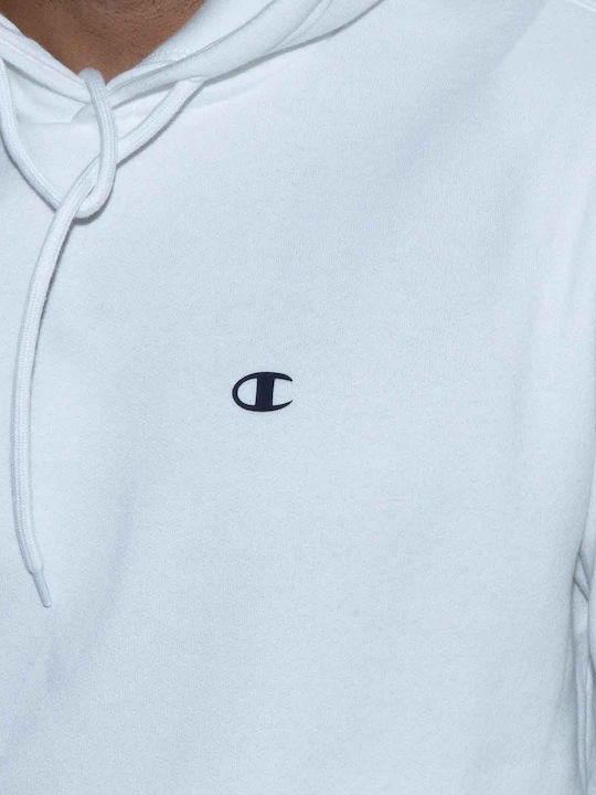 Champion Men's Sweatshirt with Hood White