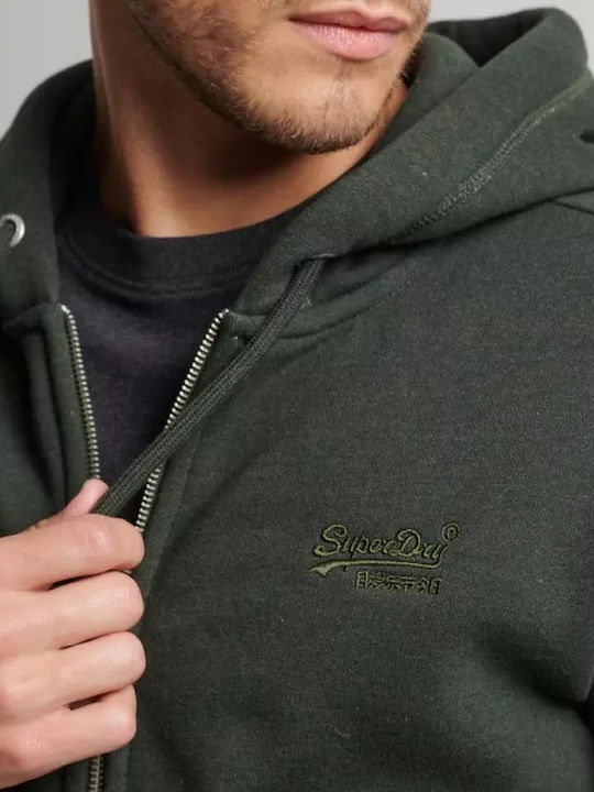 M D5 Sweatshirt with Hood Dark Olive Marl