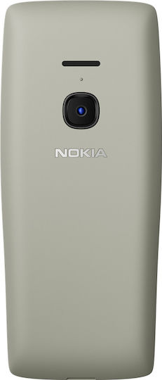 Nokia 8210 Dual SIM (480/128MB) Κινητό με Κουμπιά Sand