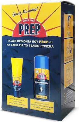 Prep Skincare Skin Care Set with Shaving Foam & Face Cream