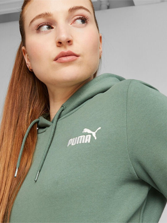 Women's Sweatshirt Hooded Green