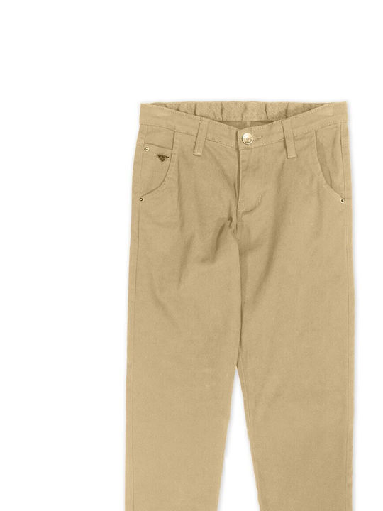 New College Boys Denim Trouser Beige