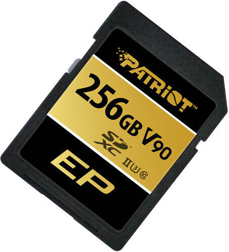 Patriot EP SDXC 256GB U3 V90 UHS-II 300MB/s Cu Adaptor