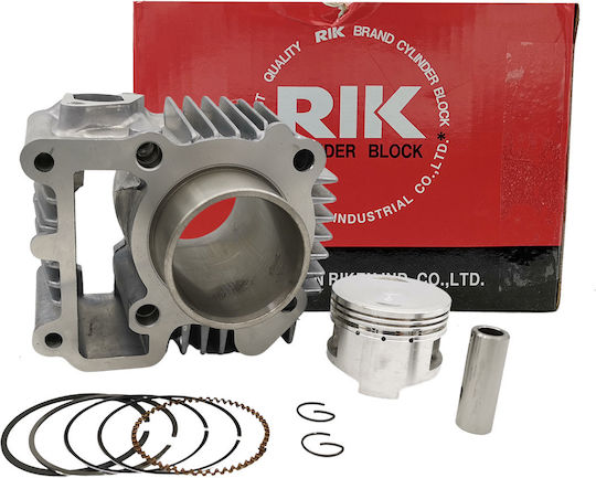 Riken Motorcycle Pistons & Cylinders Set 49mm for Yamaha Crypton