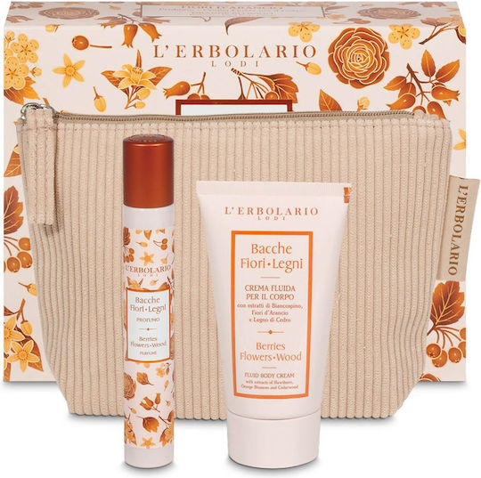 L' Erbolario Berries Flowers Wood Γυναικείο Σετ με Body Lotion