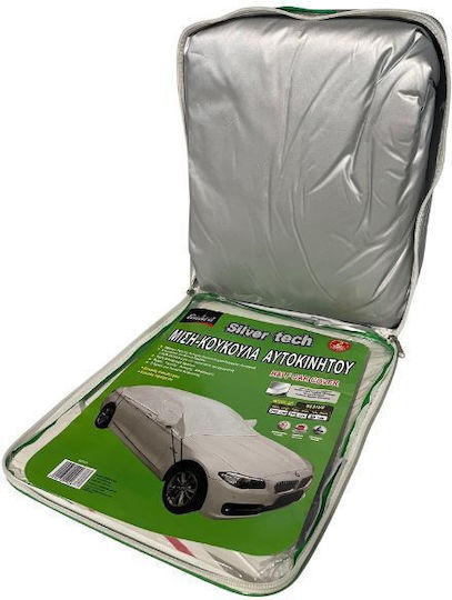 Guard Half Car Cover 320x150x60cm Waterproof XLarge for Hatchback / Coupe Fastening with Straps