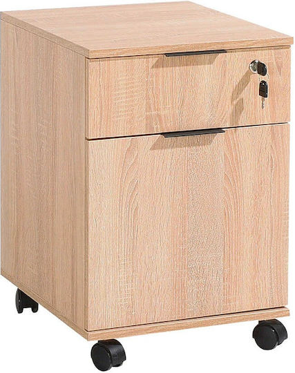 Orm Office Storage Chipboard Drawer Natural L40xW40xH60cm Orm Office Storage Chipboard Drawer Natural L40xW40xH60cm