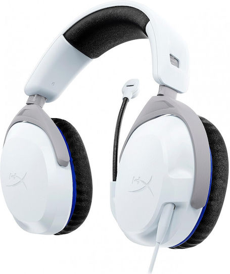 HyperX CloudX Stinger II for Playstation Over Ear Gaming Headset με σύνδεση 3.5mm Λευκό for PS4 / PS5