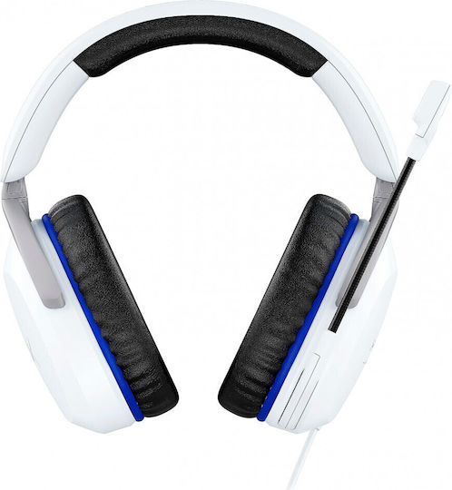 HyperX CloudX Stinger II for Playstation Over Ear Gaming Headset με σύνδεση 3.5mm Λευκό for PS4 / PS5