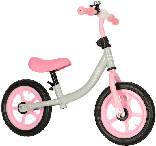 ikonka Kids Balance Bike Cross-Country Pink